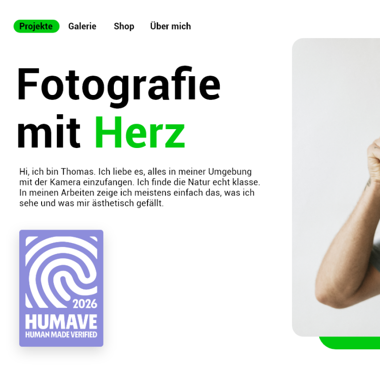 Wie das HUMAVE Siegel auf ihrer Webseite genutzt werden kann