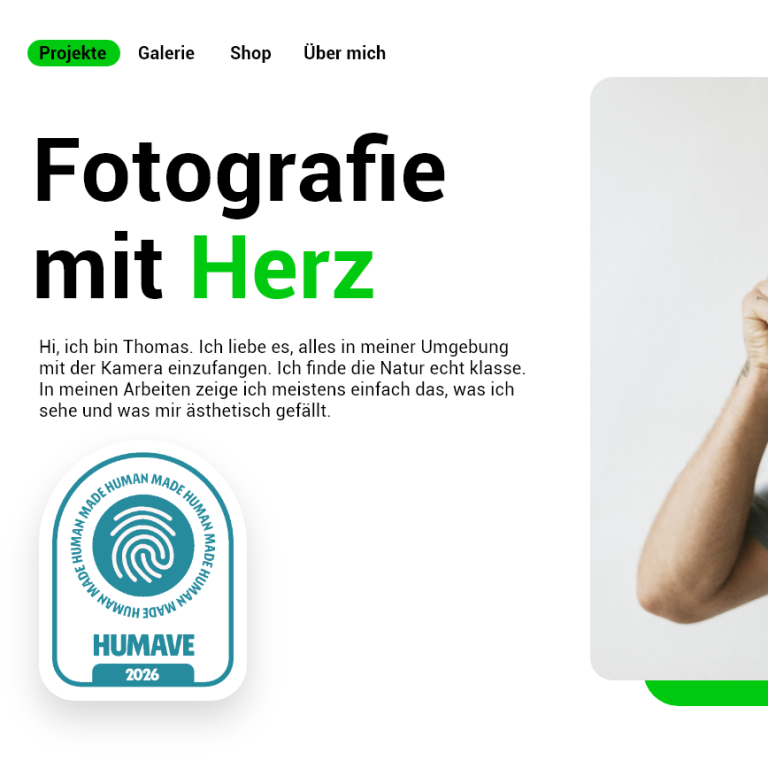 Wie das HUMAVE Siegel auf ihrer Webseite genutzt werden kann